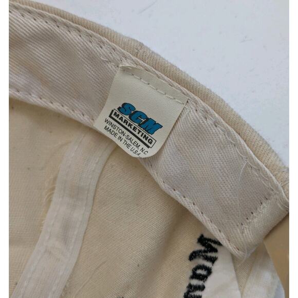 MAFS Manheim Auctions Vintage White and Black Hat Snapback Hat‎ - Picture 10 of 13